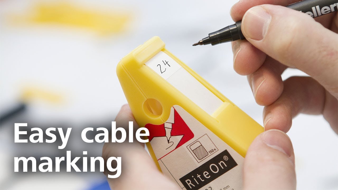 Self-laminating labels for manual marking &ndash; RiteOn
