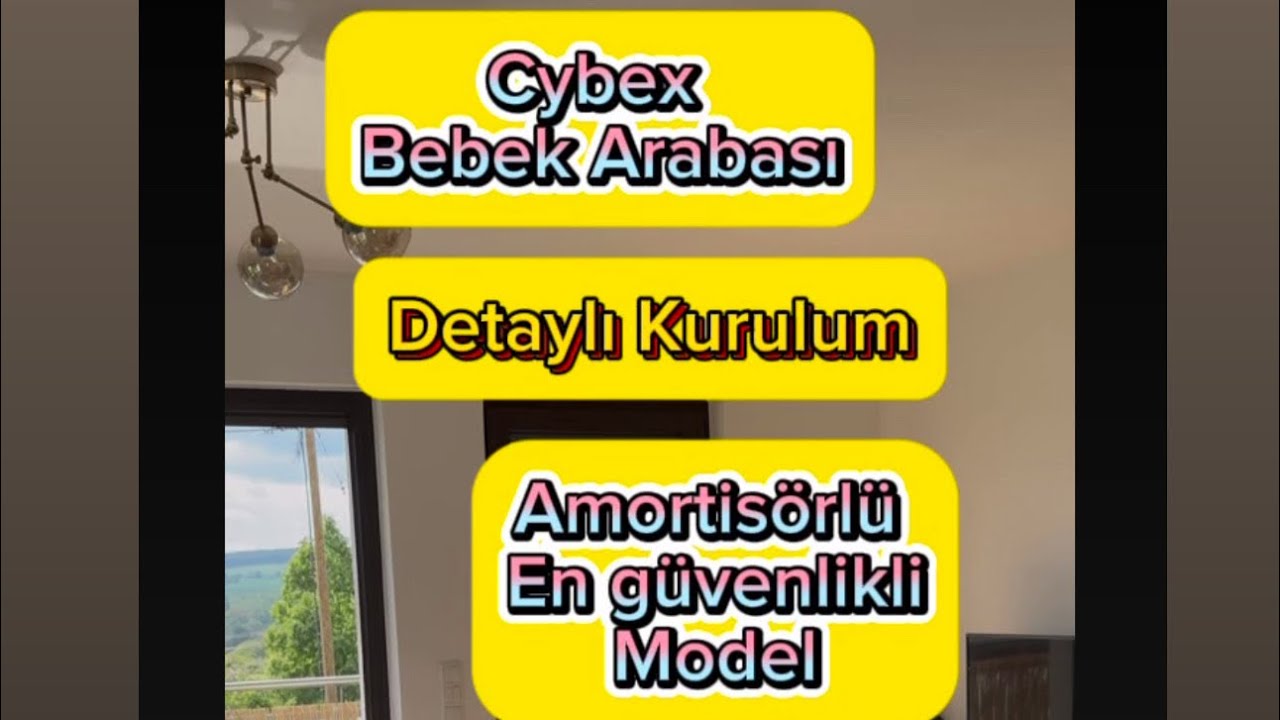 Cybex Balios S Lüx Bebek arabası,Amortisörlü güvenlikli model ,Kutu açılışı ve detaylı kurulum