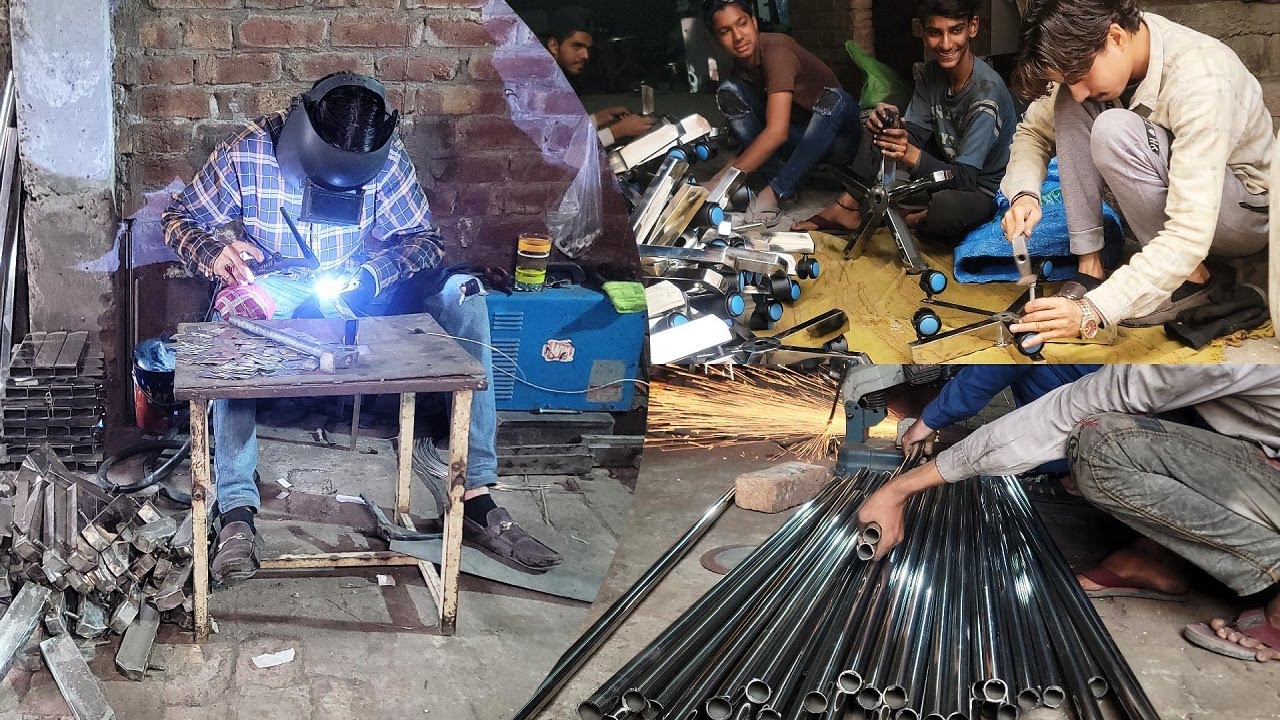 IV Drip Stand Manufacturing Process | Amazing Making of Medical Instruments