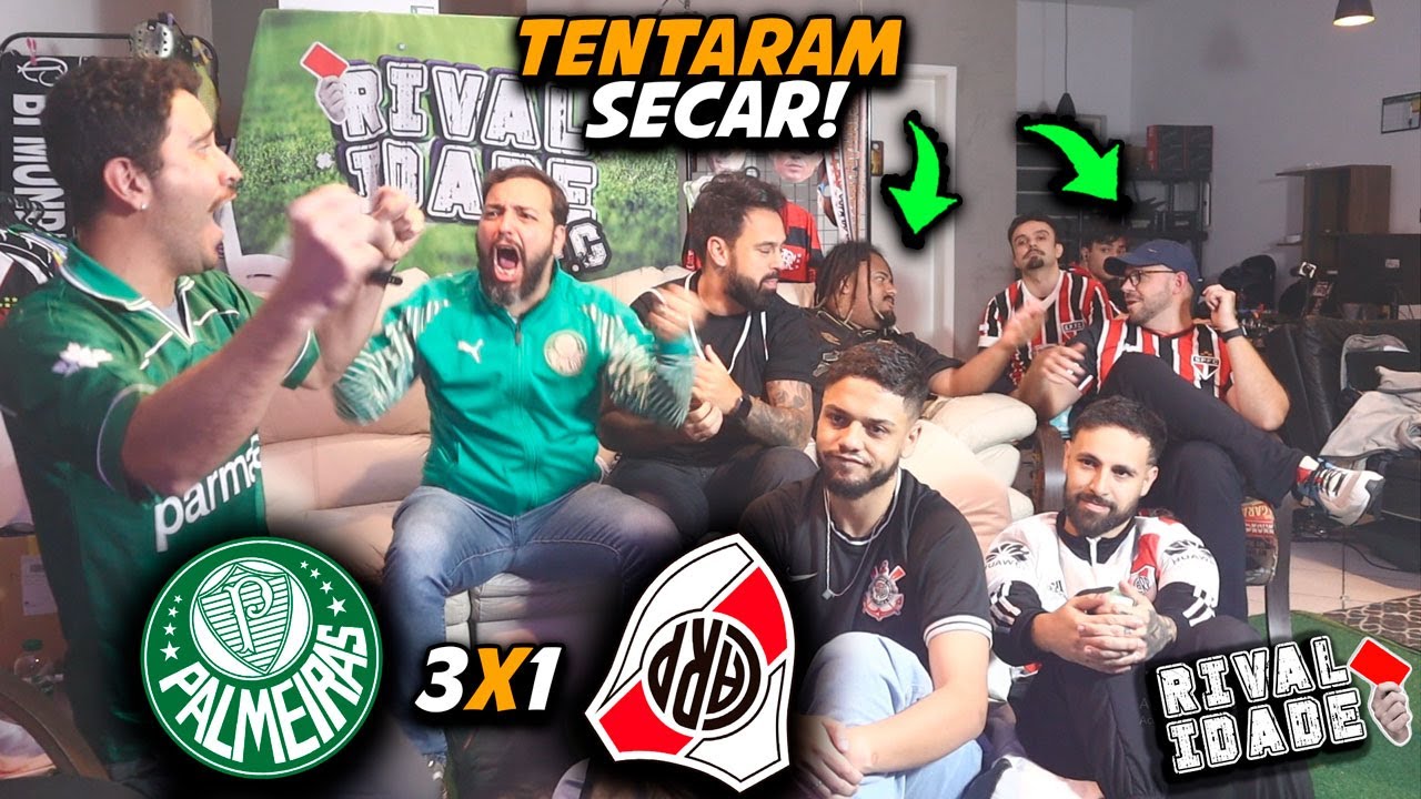 React Palmeiras 3x1 River Plate | Melhores momentos | Gols | Libertadores