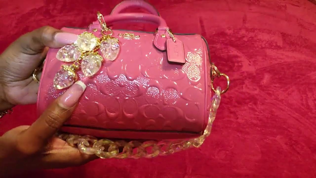 wimb coach strawberry haze mini rowan patent 