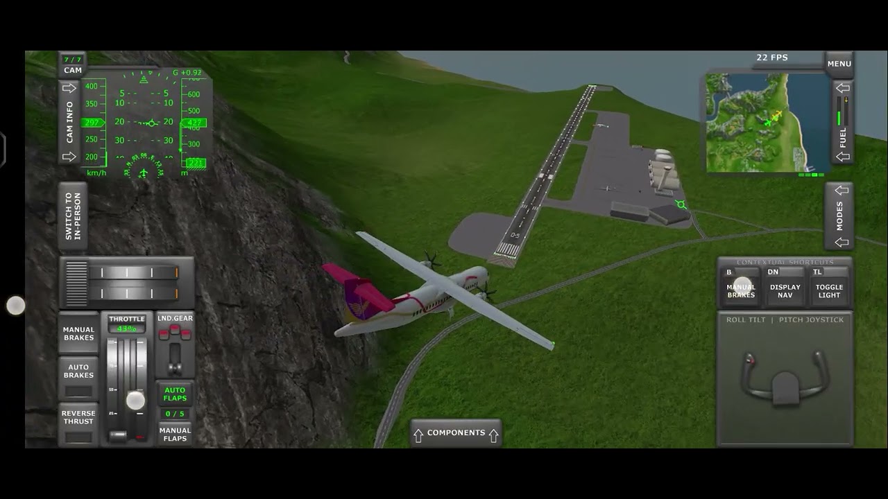 El avión que se estrello