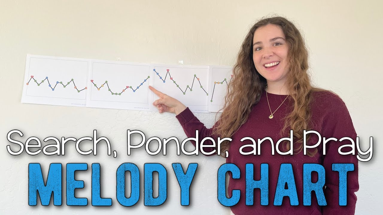 Search, Ponder, and Pray Melody Map ~ Primary Singing Time Idea