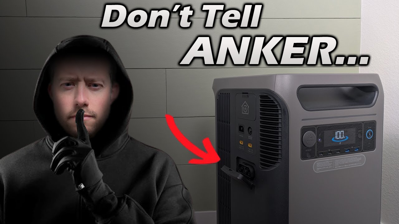 I didn't Know This Was Possible!! Backdoor Battery Access to the Anker SOLIX F3800!