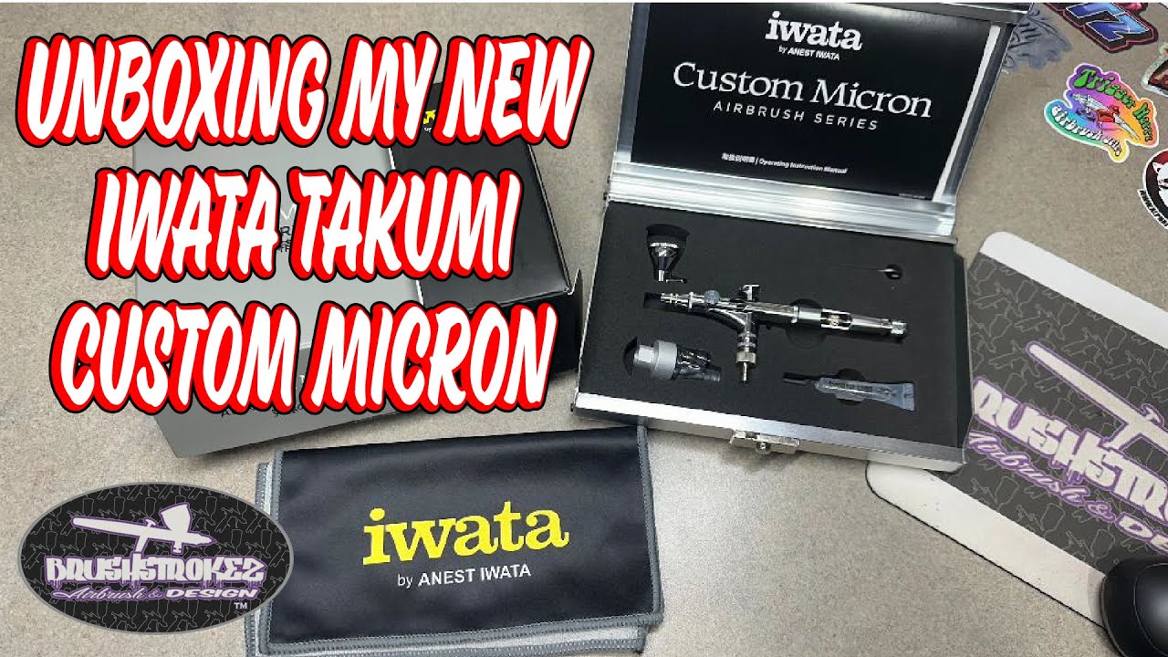 Unboxing and testing the Iwata Takumi Custom Micron