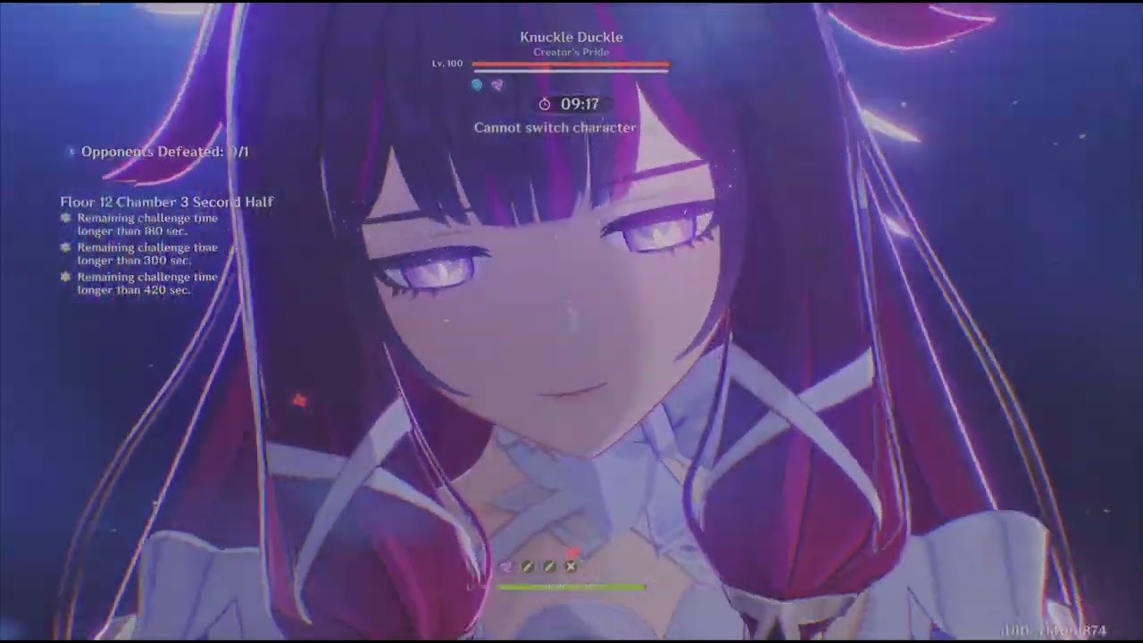 Genshin Impact Luna IV Abyss 12 ft Neuvillette + Mavuika and Nefer