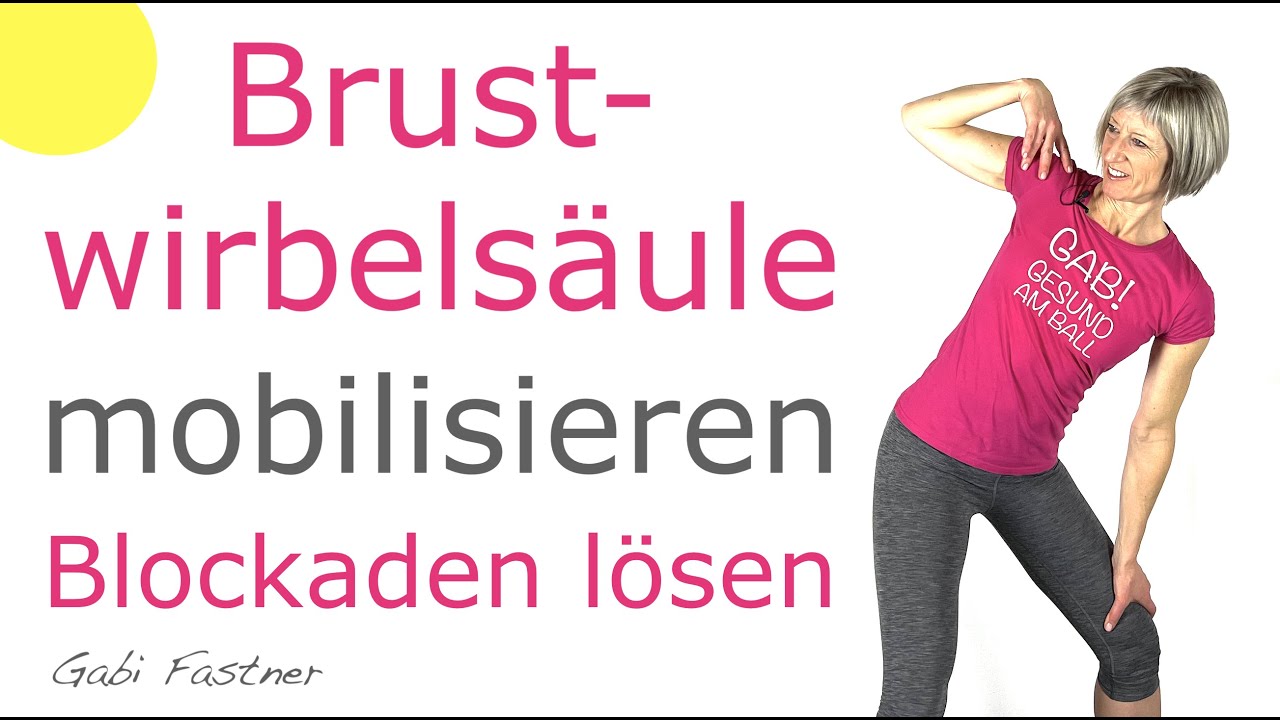 🌷20 min. BWS mobilisieren - Blockaden in der Brustwirbelsäule lösen | ohne Geräte