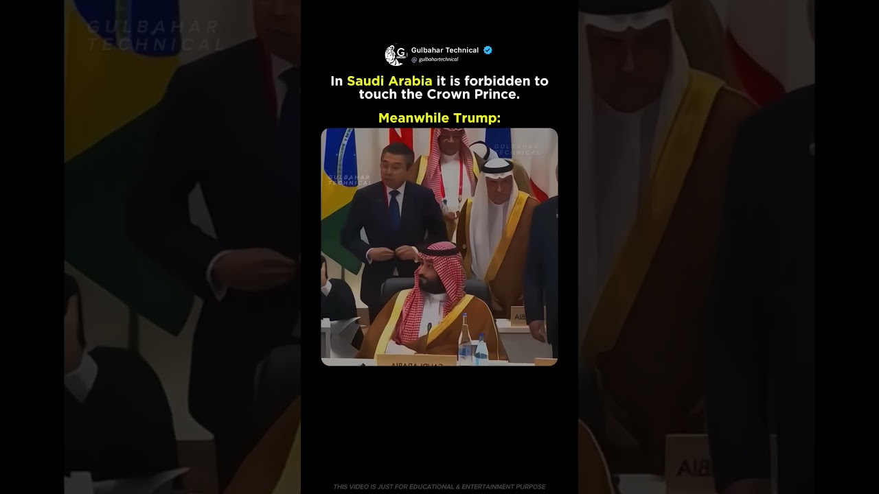 Trump Just Broke a Saudi Rule&hellip; Calmly 😳🇸🇦