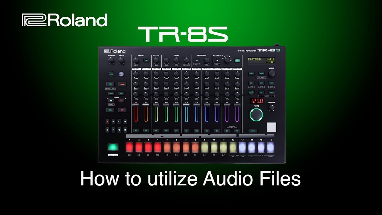 Roland - TR-8S - How to utilize Audio Files