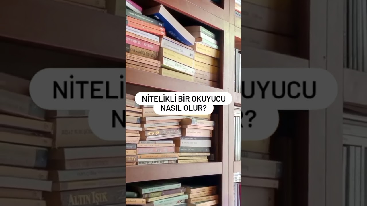 Nitelikli bir okur nasıl olunur ? Detaylar a&ccedil;ıklamada..! #booktok #book #kitap #bid&uuml;nyakitapgrubu