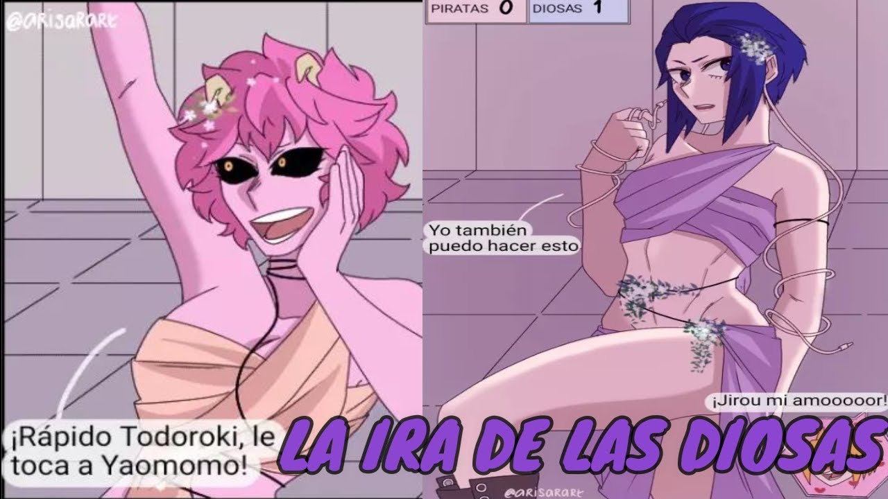 COMICS DE BOKU NO HERO ACADEMY {FIESTA DE DISFRACES} LA IRA DE LAS DIOSAS