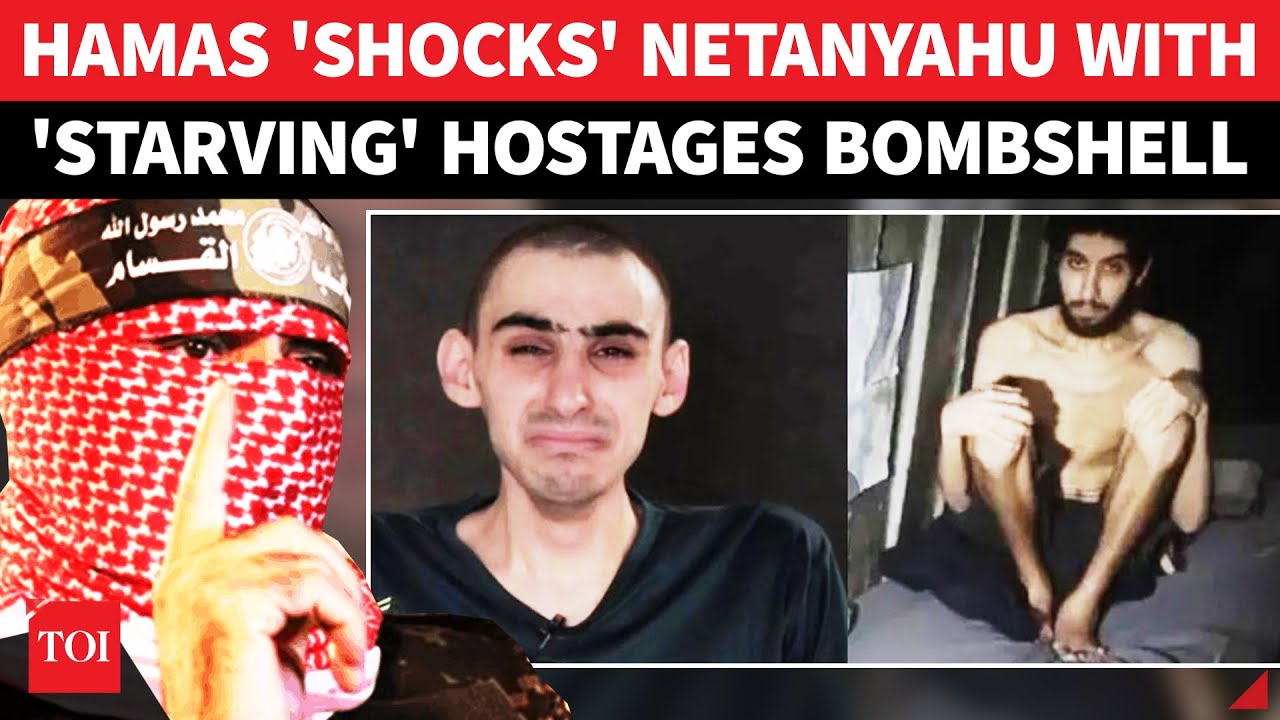 Abu Obaida's Shock Message On 'Starving Hostages' After 'Horror' Videos; Netanyahu Responds | Watch