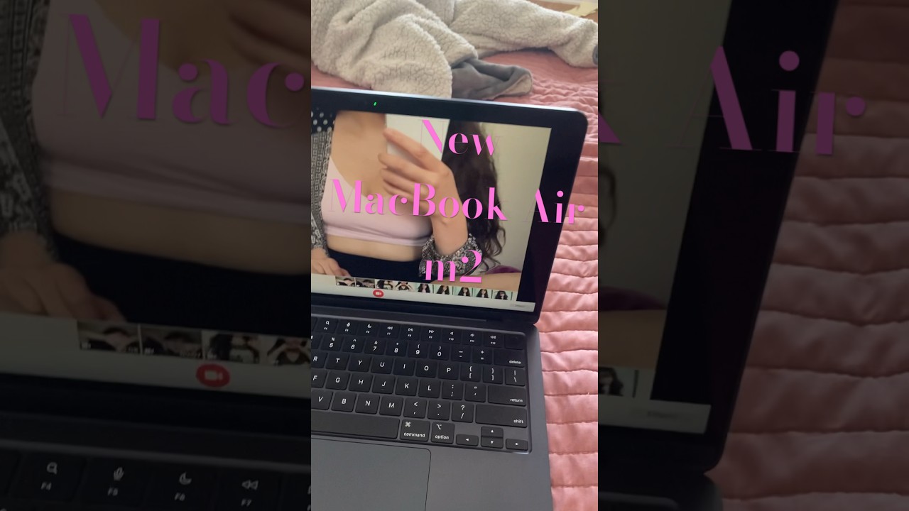 New MacBook Air m2 midnight for summer! #apple #applemacbook #macbookair #m2 #midnight