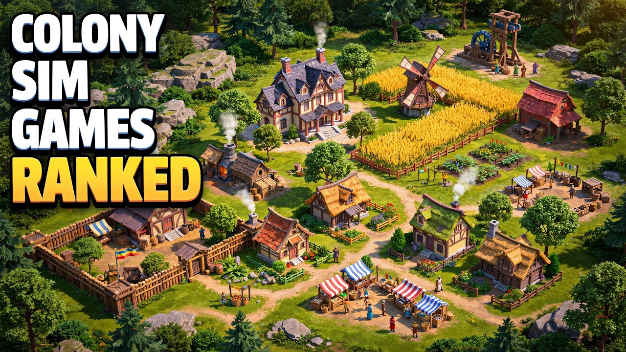 I Played 17 Colony Sim Games and Ranked Them