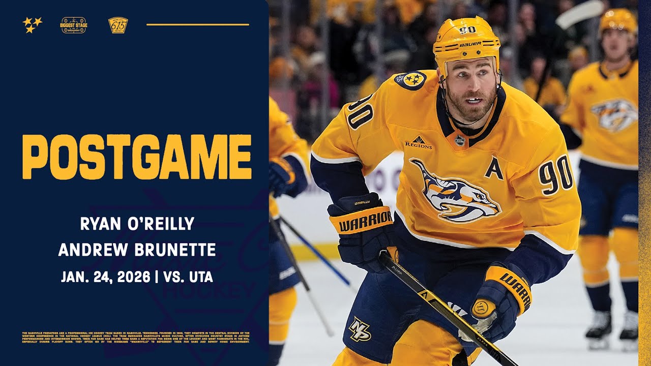 Ryan O&rsquo;Reilly & Andrew Brunette - Postgame: Jan. 24, 2026