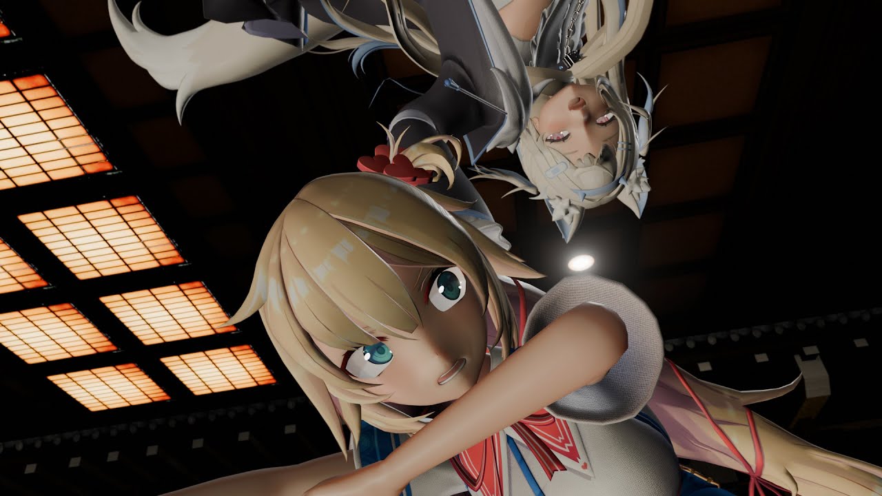 Akai Haato vs Fuwawa Abyssgard FINAL BOSS FIGHT PART 1【Hololive Animation】