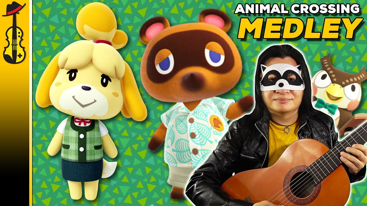 Animal Crossing Medley - Town/Shop/Character Themes (Guitar & Melodica Cover) || String Player Gamer