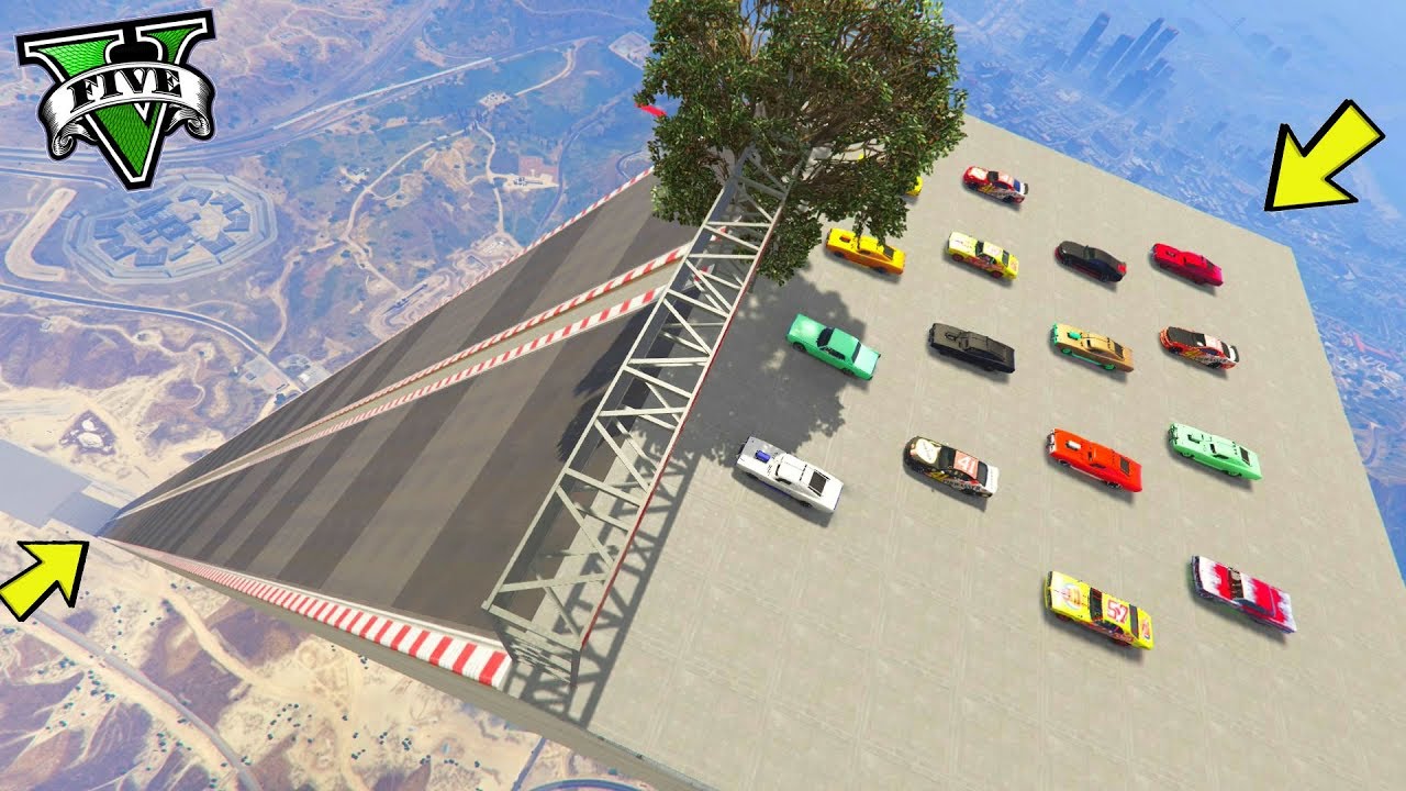 GTA 5 ONLINE 🐷 SUPER MEGA RAMPA XXXL 2 !!!🐷 GARE STUNT 🐷N*153🐷 GTA 5 ITA 🐷 DAJE !!!