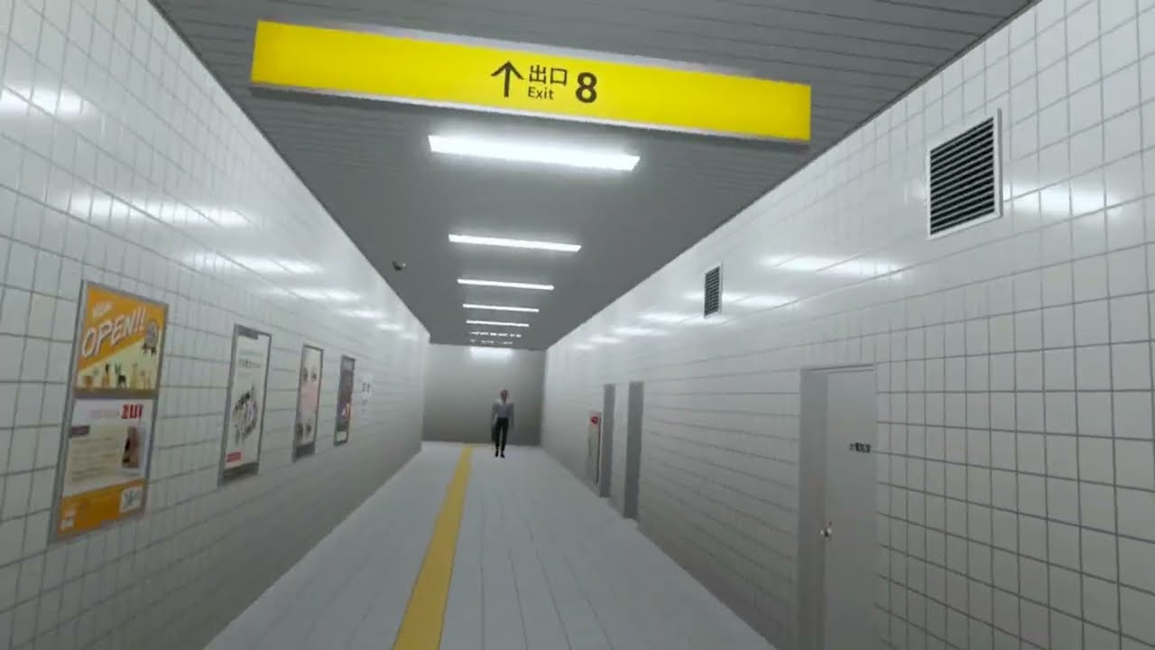 The Exit 8 (VR gameplay)