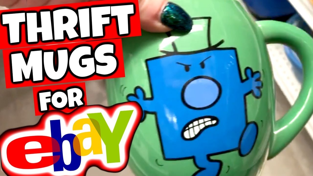 Flipping Mugs on Ebay | Thrift with Me to Sell Mugs on Ebay for Profit