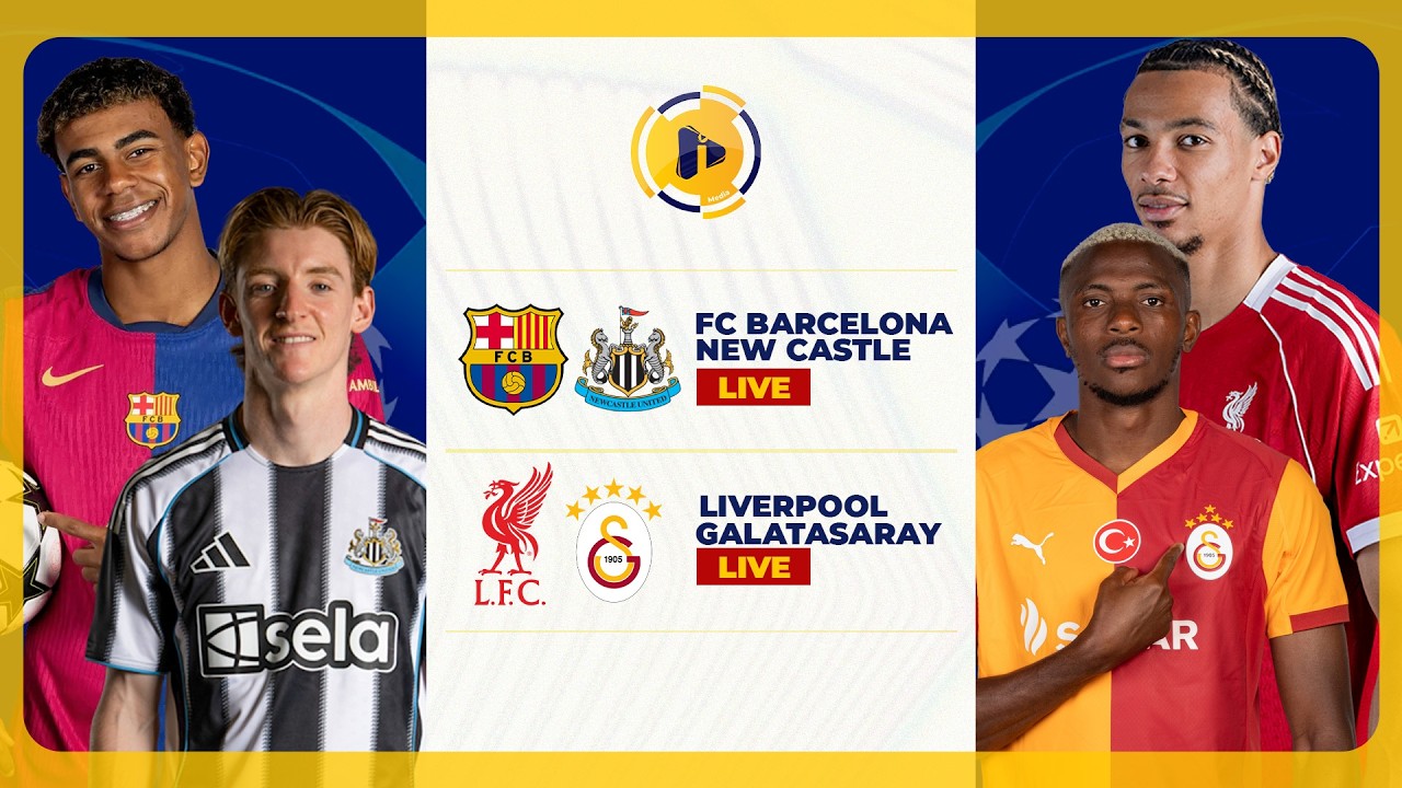 🔴LIVE MATCH 🔴 BARCELONA vs  NEWCASTLE   #ucl #championsleague #livestream