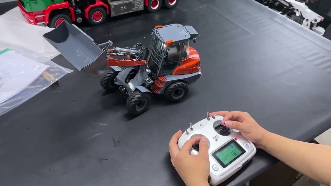 LESU Metal 1/14 Hydraulic RC Loader AOUE MCL8 RTR Remote Control Car Models