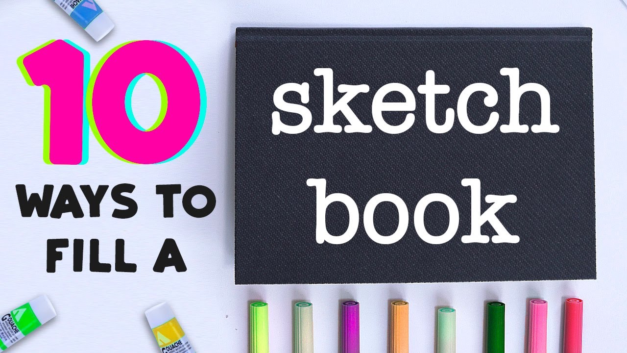 10 Epic Ways to Fill Your Sketchbook! (oddly satisfying)