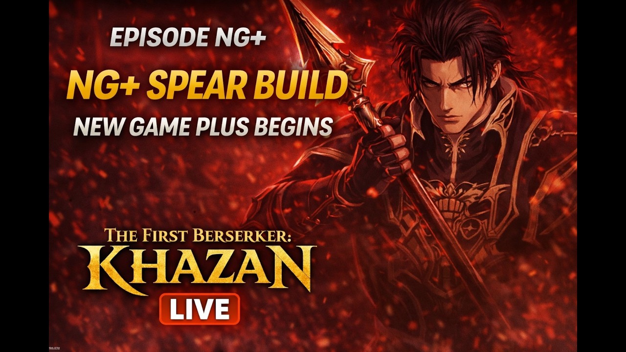 New Game Plus With Spear Build 😈 Is This OP? Part - II | Khazan LIVE