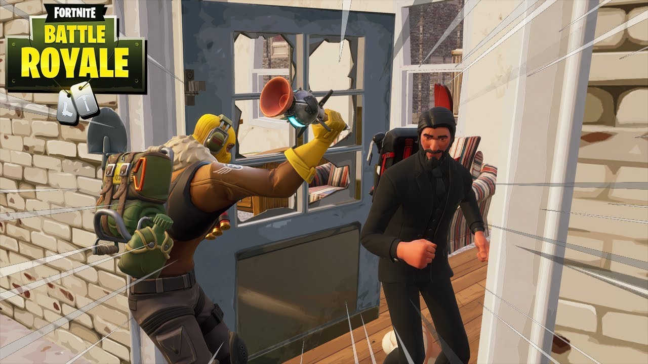 MENSEN BEPLAKKEN MET CLINGER GRENADE - Fortnite Battle Royale Squads #21