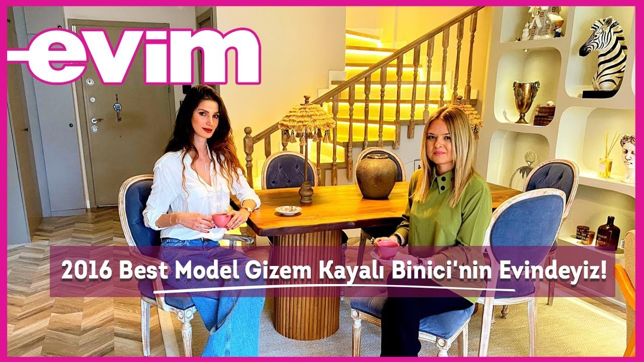 2016 Best Model Gizem Kayalı Binici'nin Zekeriyaköy'deki Yalın ve Zarif Evindeyiz | Evim ile Ev Turu
