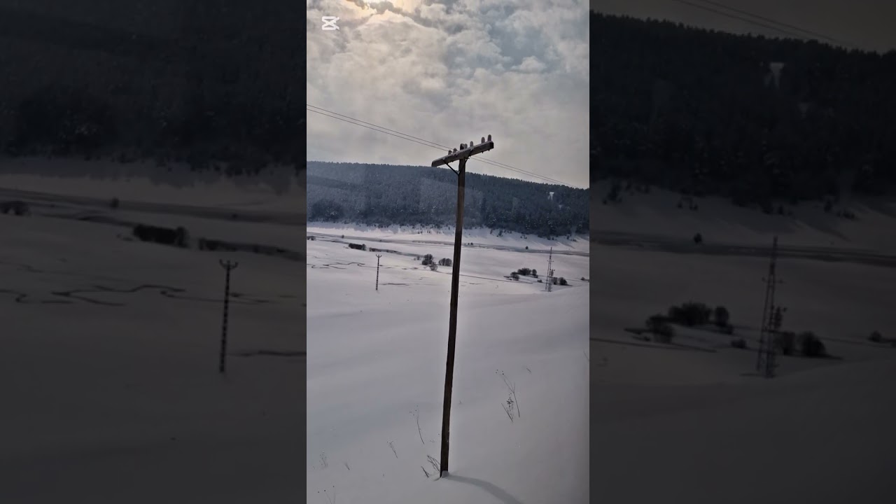 Doğu ekspresi Kars Erzurum tren @travel @train @Turkey @T&uuml;rkiye @kar @yolculuk @manzara