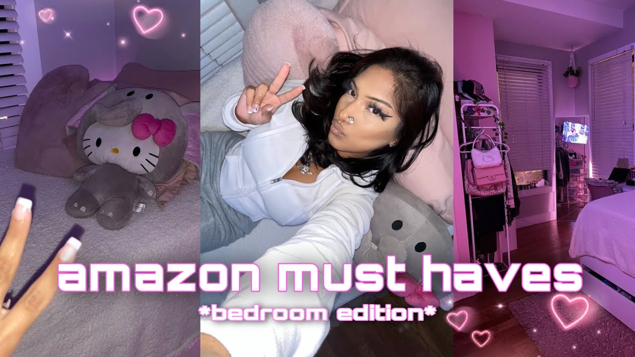 amazon must haves *bedroom edition* w links 💕 (tiktok/pinterest/aesthetic)