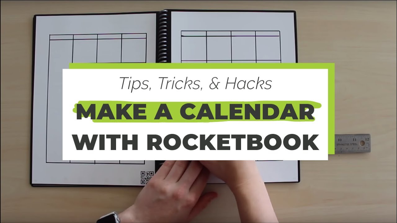 Make a Calendar with Your Rocketbook | Rocketbook Tips & Tricks