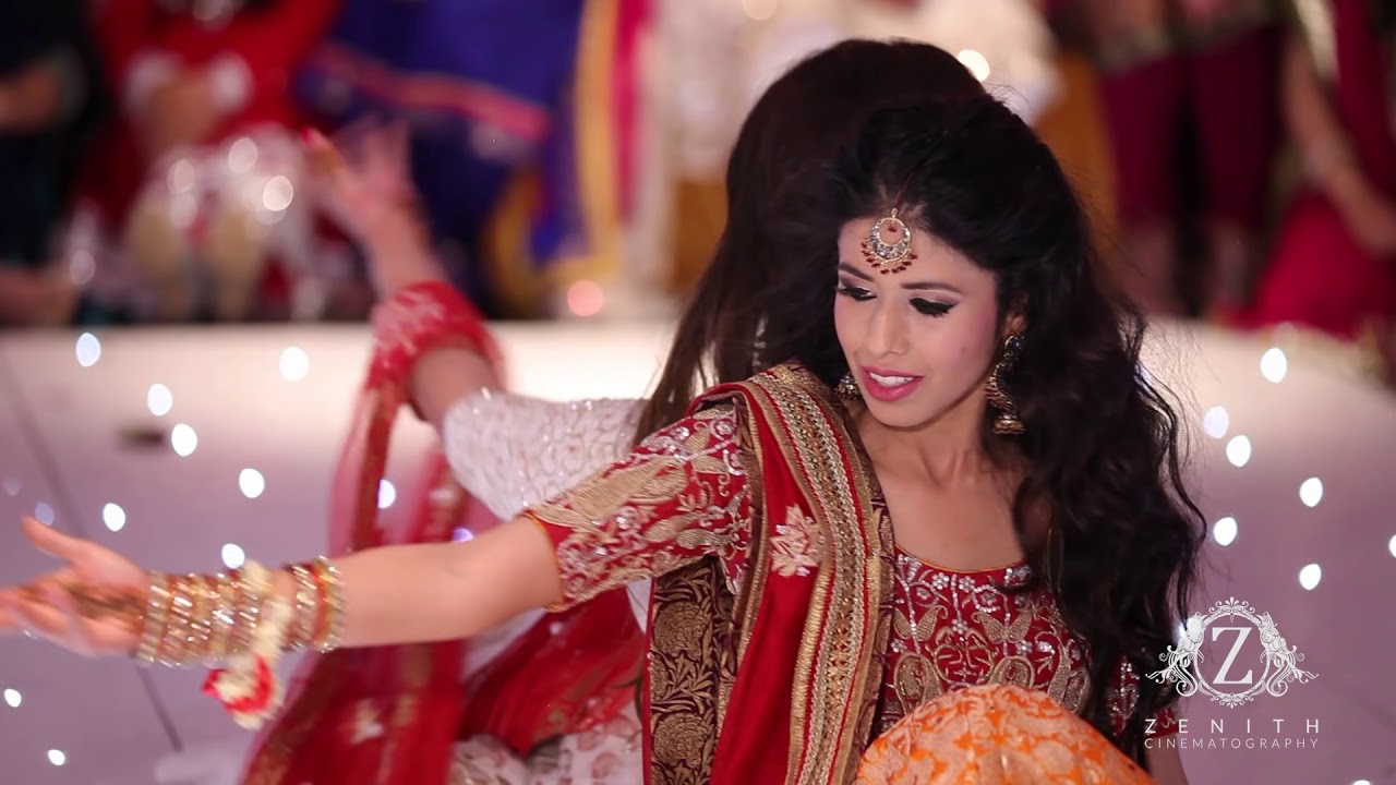 HIRA and SID Wedding best Mehndi Dance 2013 at the RIVER ROOM