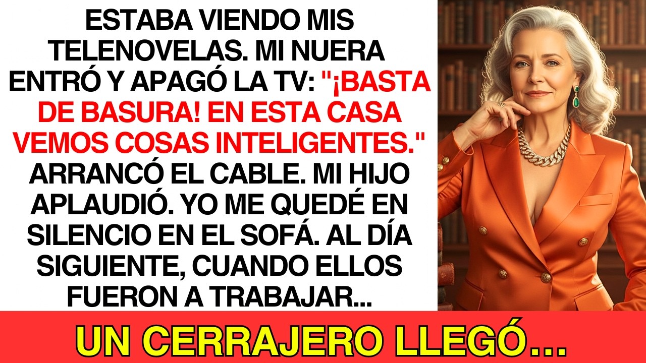 “Veía Novelas Cuando Mi Nuera Apagó La TV: ‘¡Basta De Basura!’… Al Día Siguiente Pasó Algo”