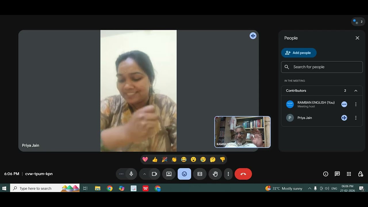 RAMBAN ENGLISH INTERACTION  PRACTICE  270226