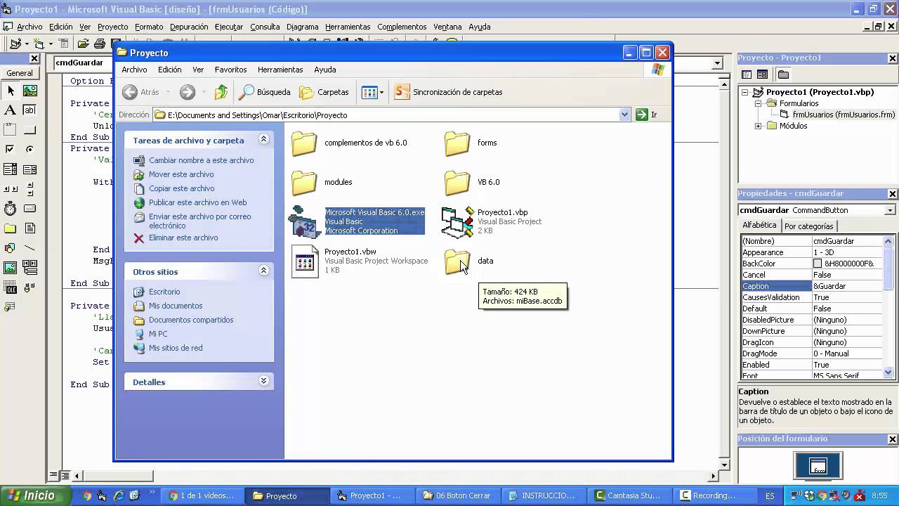7 - Programación Boton Guardar