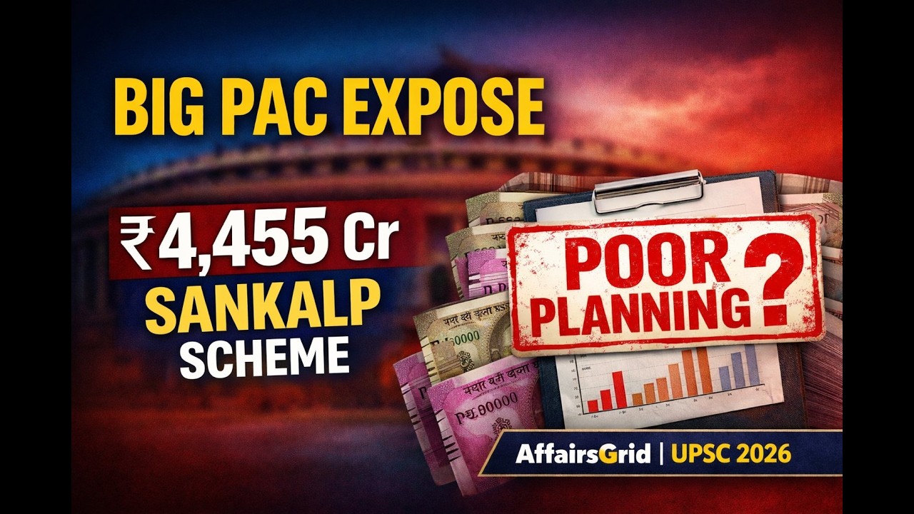 PAC Slams Govt Over ₹4,455 Cr SANKALP Scheme | Poor Planning Flagged