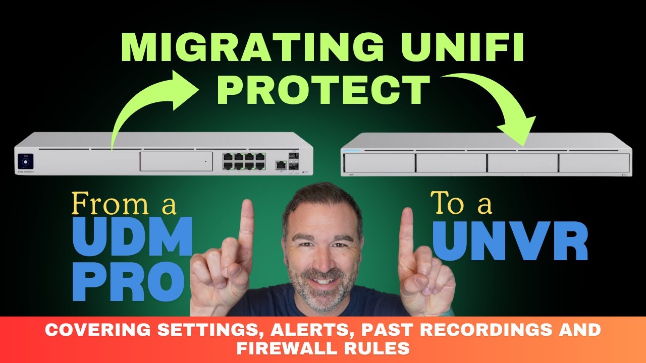 Миграция Unifi Protect с UDM Pro на UNVR