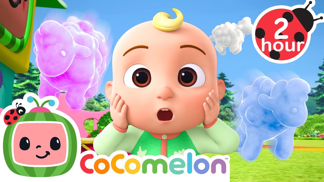 Magical Picnic Surprise! Fluffy Cloud Sheep! | JJ's Animal Time | Science & Nature Cartoons For Kids