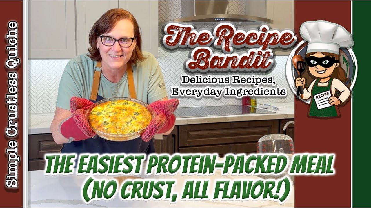 Simple Crustless Quiche - The Easiest Protein-Packed Meal (No Crust - All Flavor!)