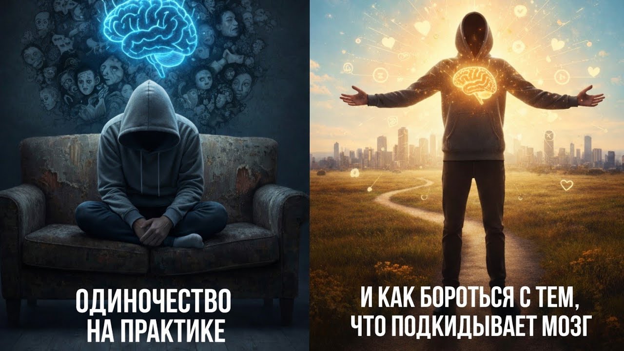 Одиночество на практике и как бороться с тем, что подкидывает мозг