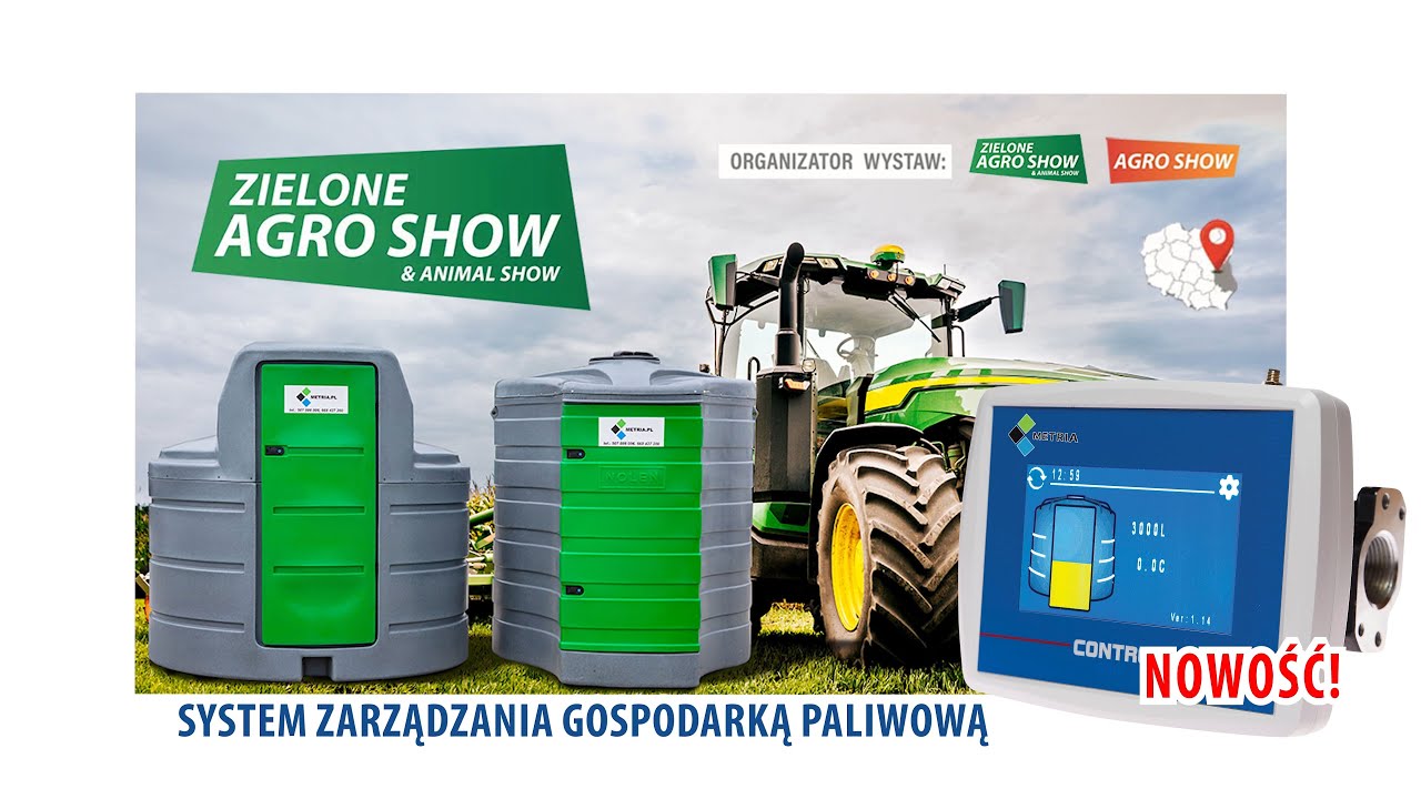 ZIELONE AGRO SHOW Ułęż - Zbiorniki, oczyszczalnie, pokazy rolnicze, koń czystej krwi arabskiej