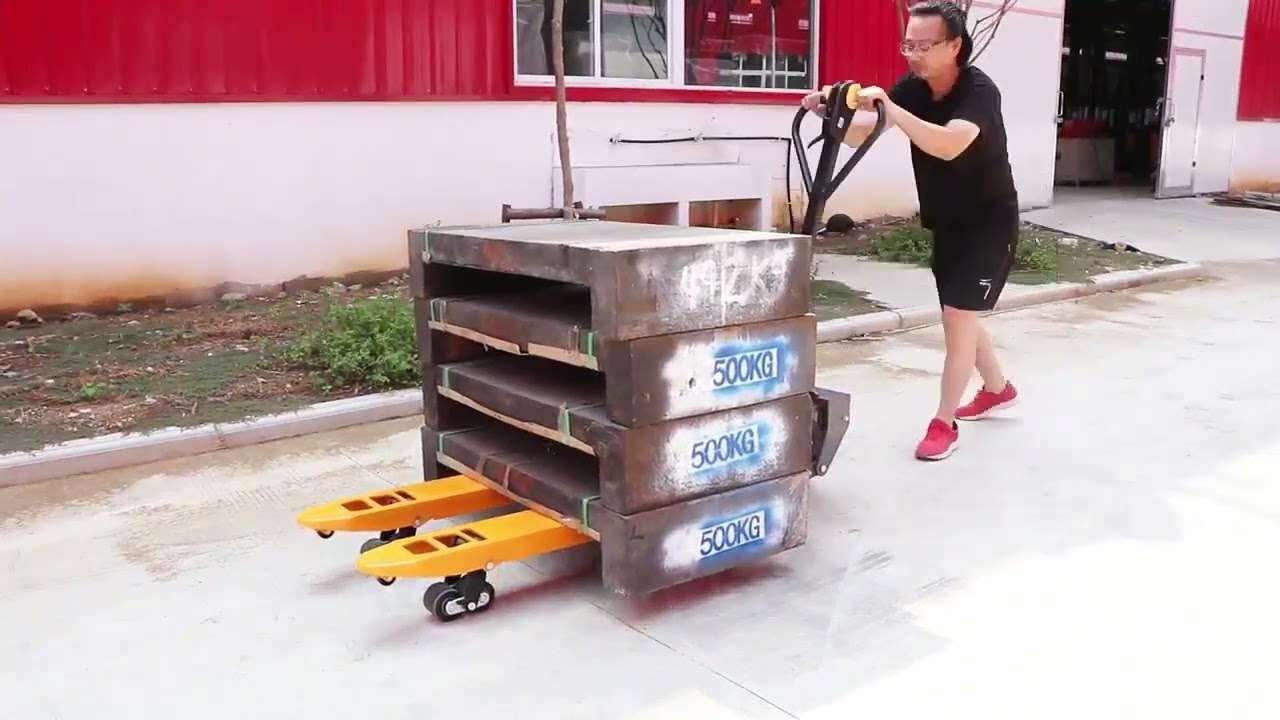 semi electric pallet truck  