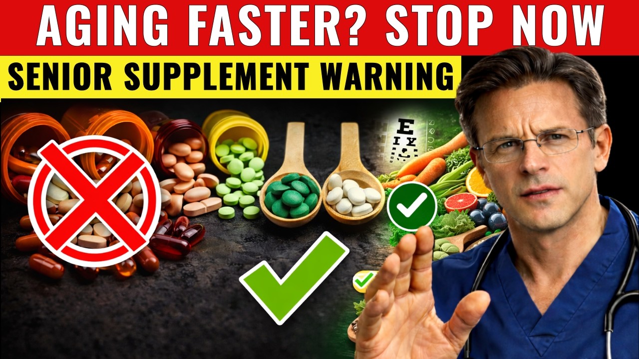 OVER 60: 4 VITAMINS That May HARM Aging — and 4 That SUPPORT HEALTHY AGING