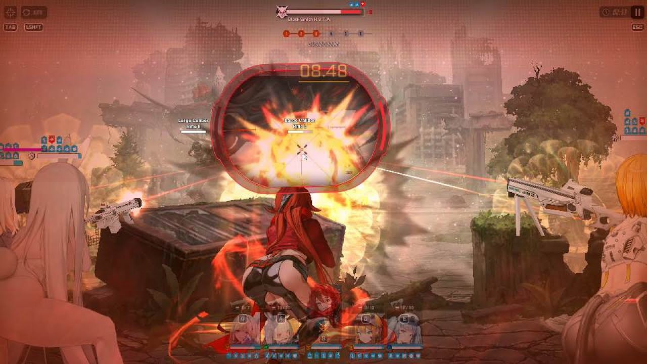 NIKKE - Special Interception - Blacksmith (New Record w/ Red Hood)