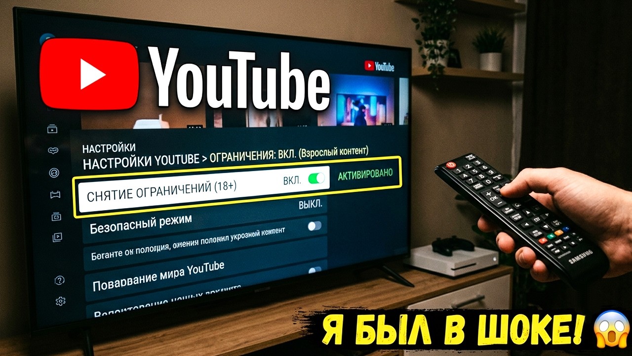 How to watch age-restricted videos on YouTube via TV or Smart TV?