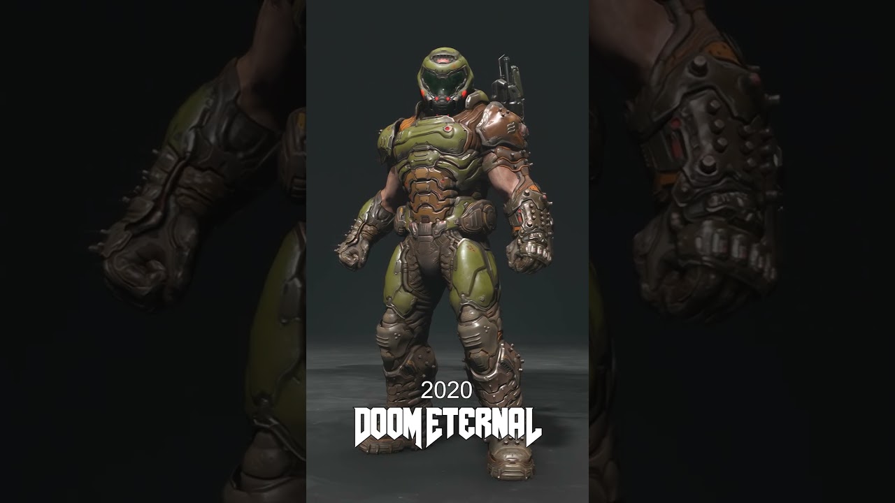 Doom Slayer Doom 1 to Doom TDA (1993-2025) Evolution - Doom