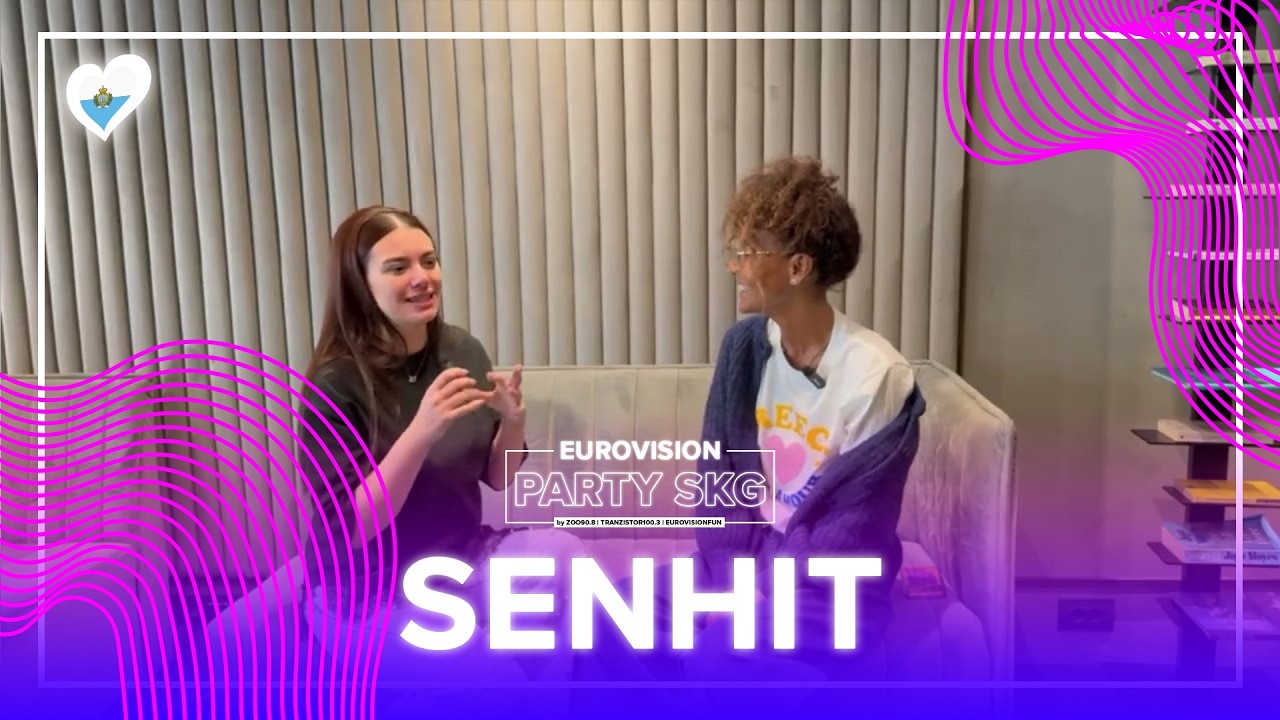 Сенхит (Сан-Марино 2026) | Интервью на вечеринке Евровидения SKG | EurovisionFun