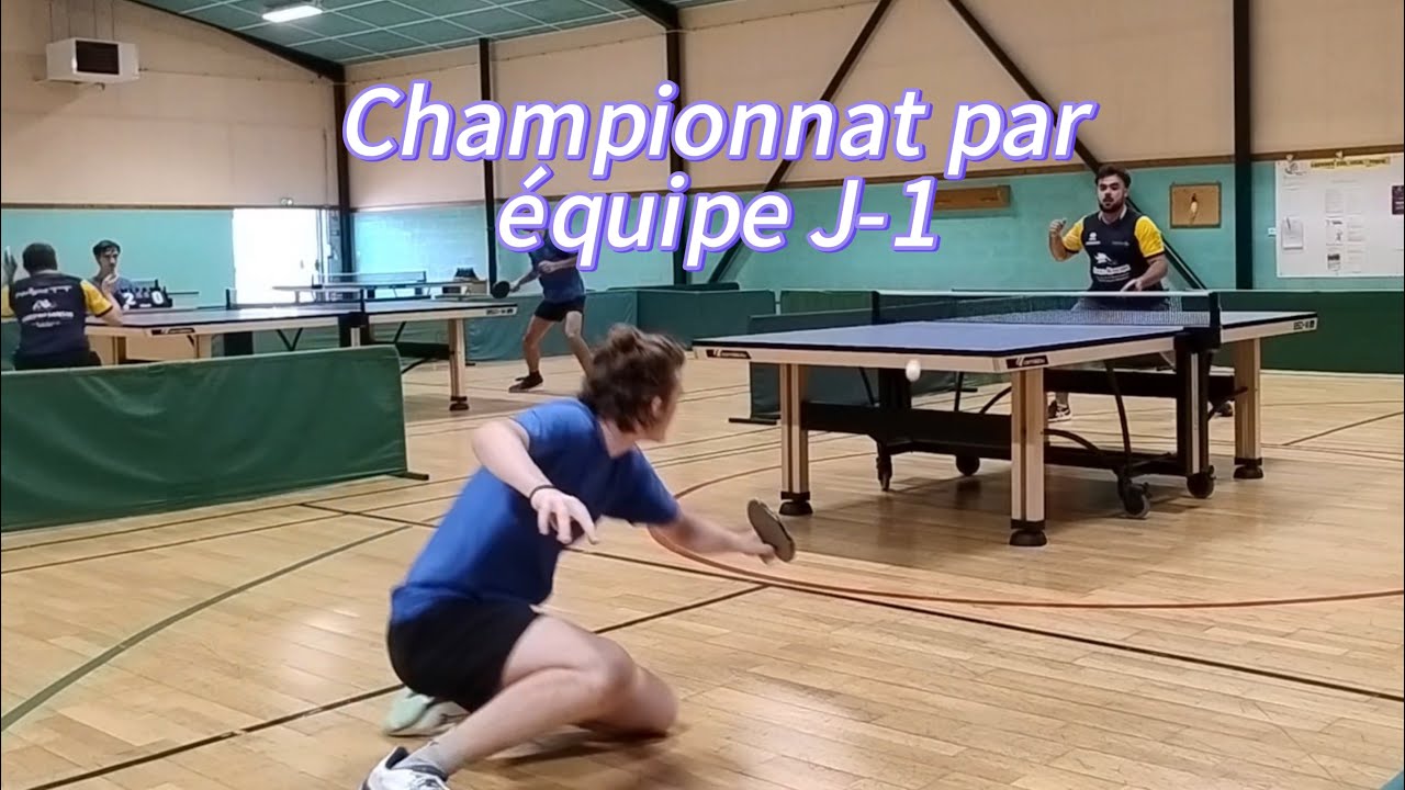 1ere vidéo YouTube 😌 J-1 championnat par équipe en Pn